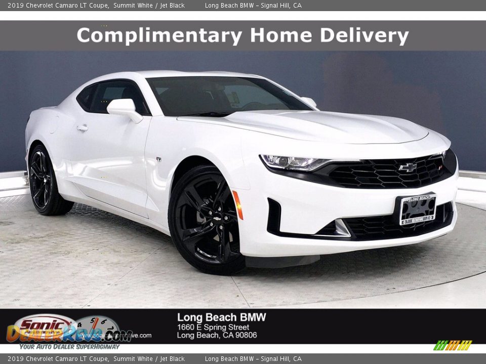 2019 Chevrolet Camaro LT Coupe Summit White / Jet Black Photo #1