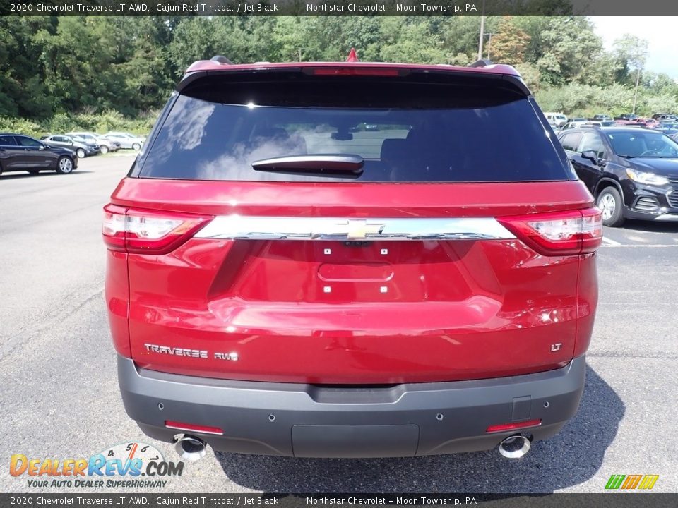 2020 Chevrolet Traverse LT AWD Cajun Red Tintcoat / Jet Black Photo #4