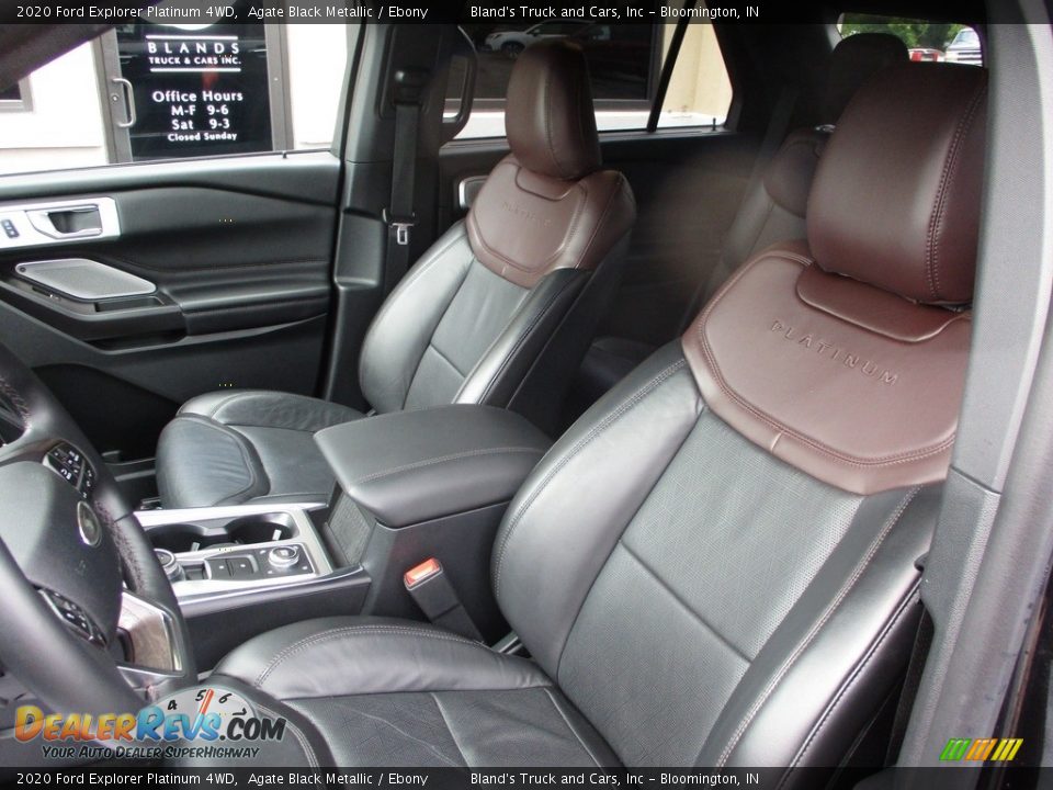 Front Seat of 2020 Ford Explorer Platinum 4WD Photo #7