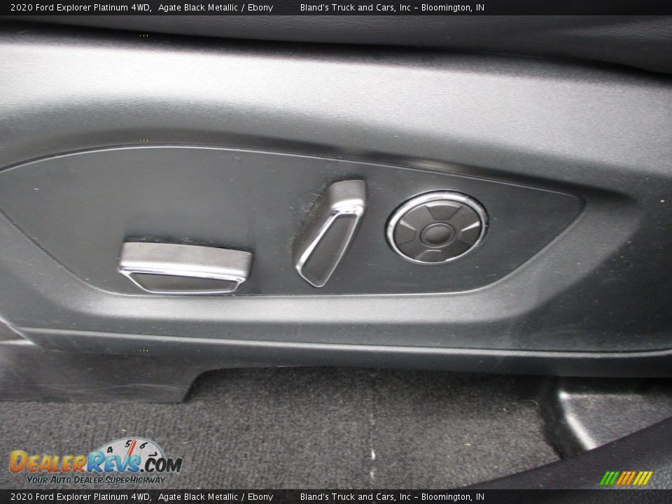 2020 Ford Explorer Platinum 4WD Agate Black Metallic / Ebony Photo #13