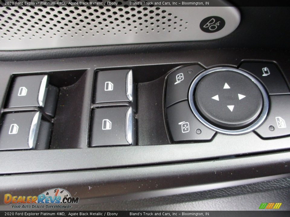 2020 Ford Explorer Platinum 4WD Agate Black Metallic / Ebony Photo #14