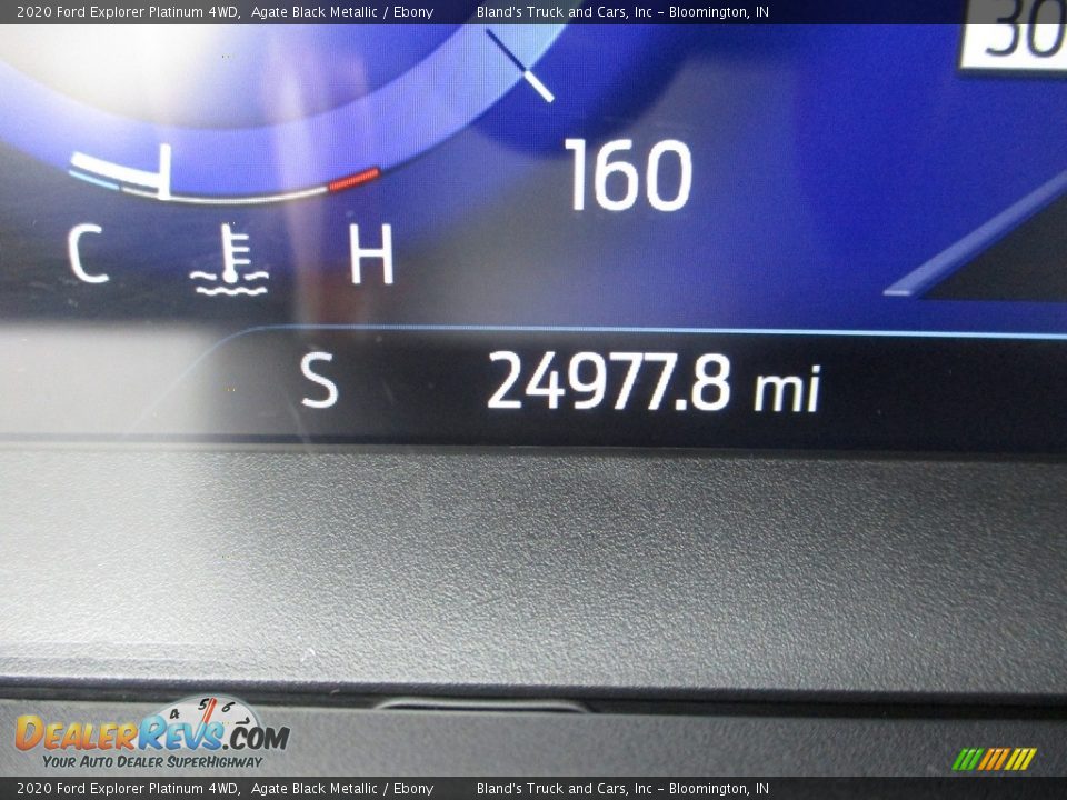 2020 Ford Explorer Platinum 4WD Agate Black Metallic / Ebony Photo #19