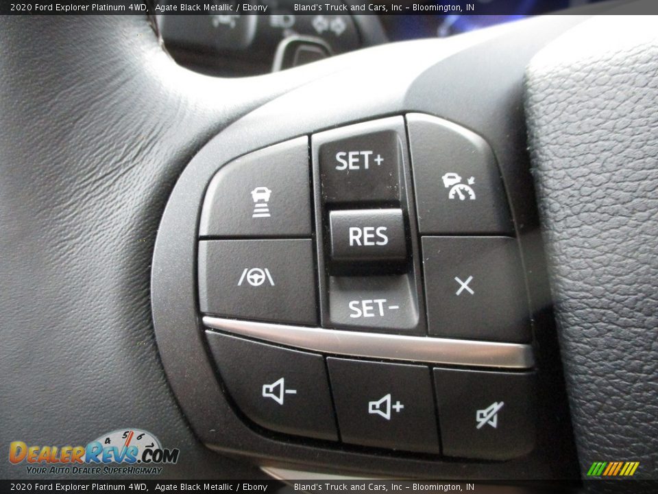 2020 Ford Explorer Platinum 4WD Agate Black Metallic / Ebony Photo #20