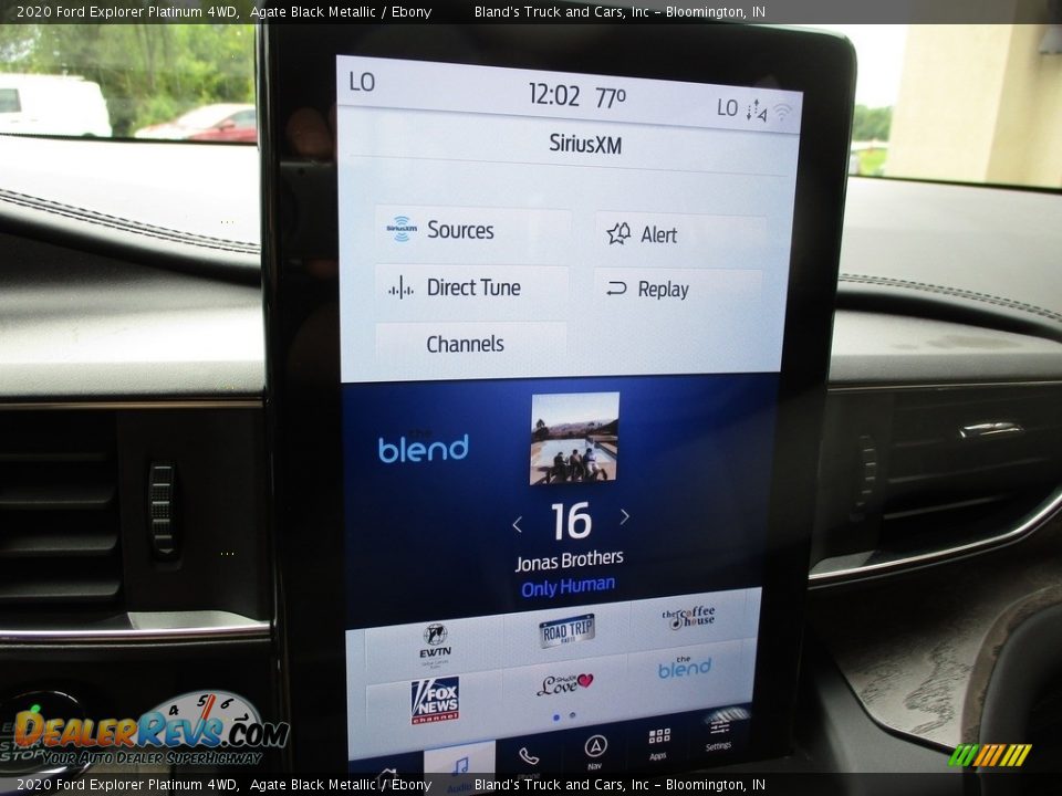 2020 Ford Explorer Platinum 4WD Agate Black Metallic / Ebony Photo #22