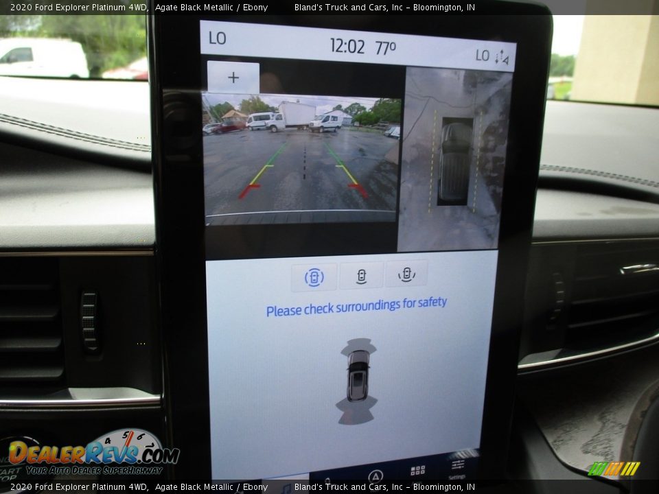 2020 Ford Explorer Platinum 4WD Agate Black Metallic / Ebony Photo #23