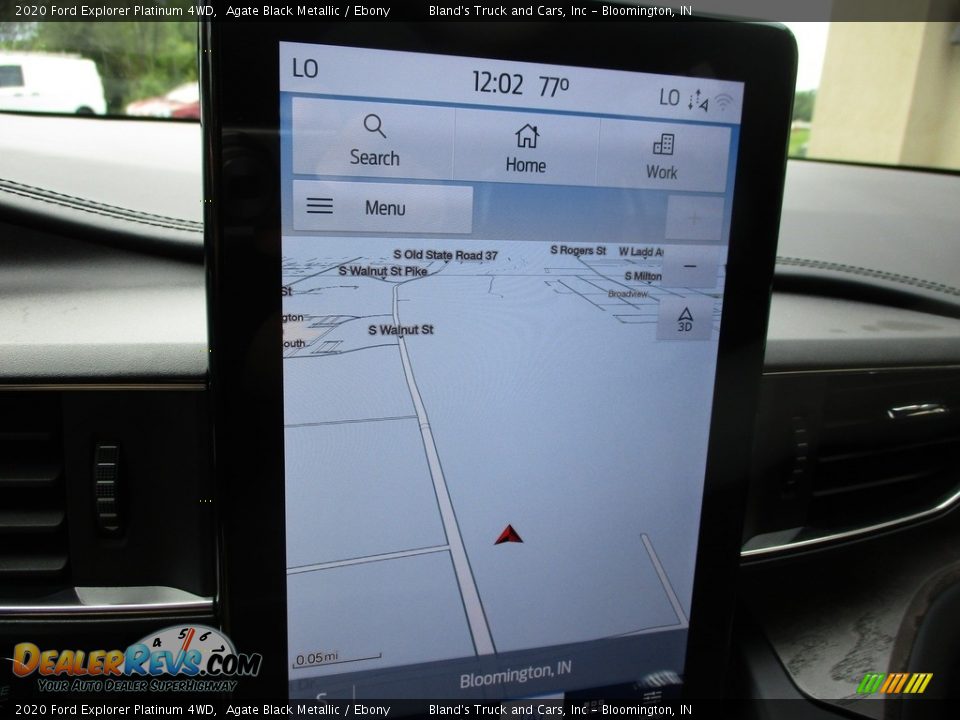 2020 Ford Explorer Platinum 4WD Agate Black Metallic / Ebony Photo #24