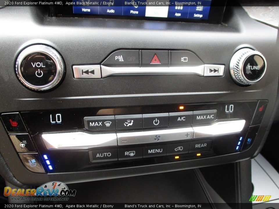 2020 Ford Explorer Platinum 4WD Agate Black Metallic / Ebony Photo #25