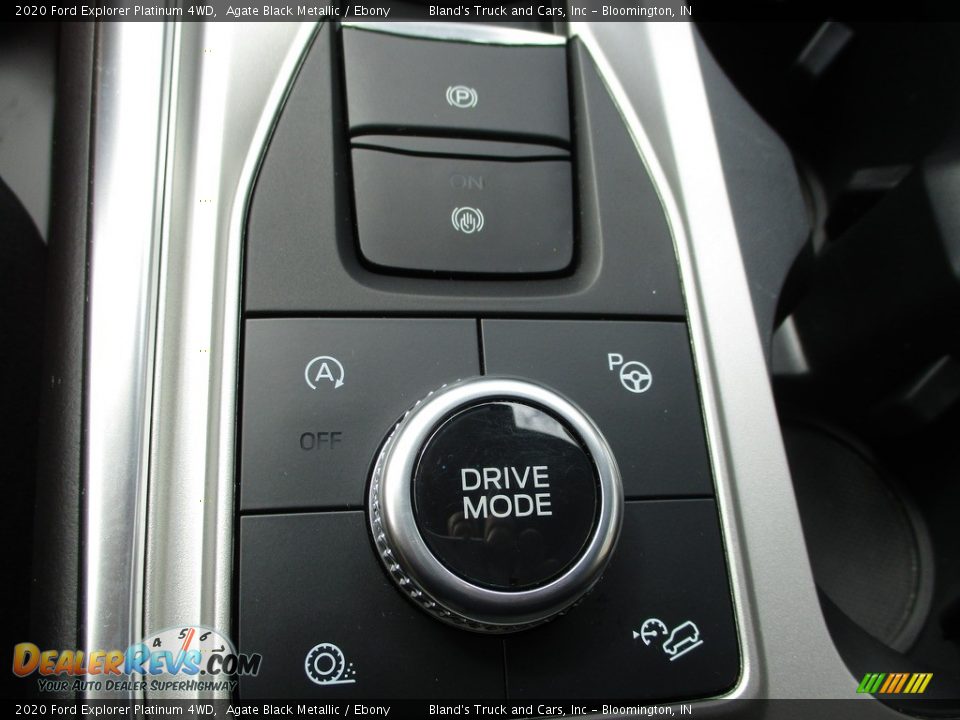 2020 Ford Explorer Platinum 4WD Agate Black Metallic / Ebony Photo #28