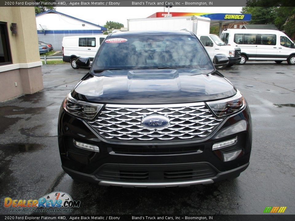 2020 Ford Explorer Platinum 4WD Agate Black Metallic / Ebony Photo #33