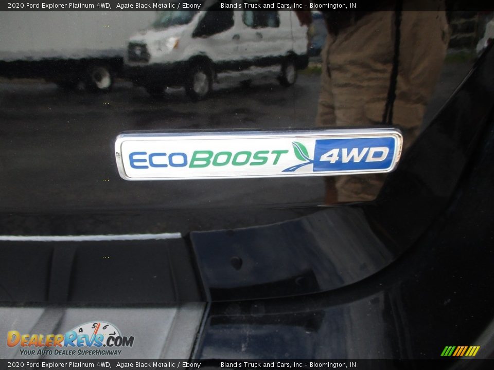 2020 Ford Explorer Platinum 4WD Agate Black Metallic / Ebony Photo #36