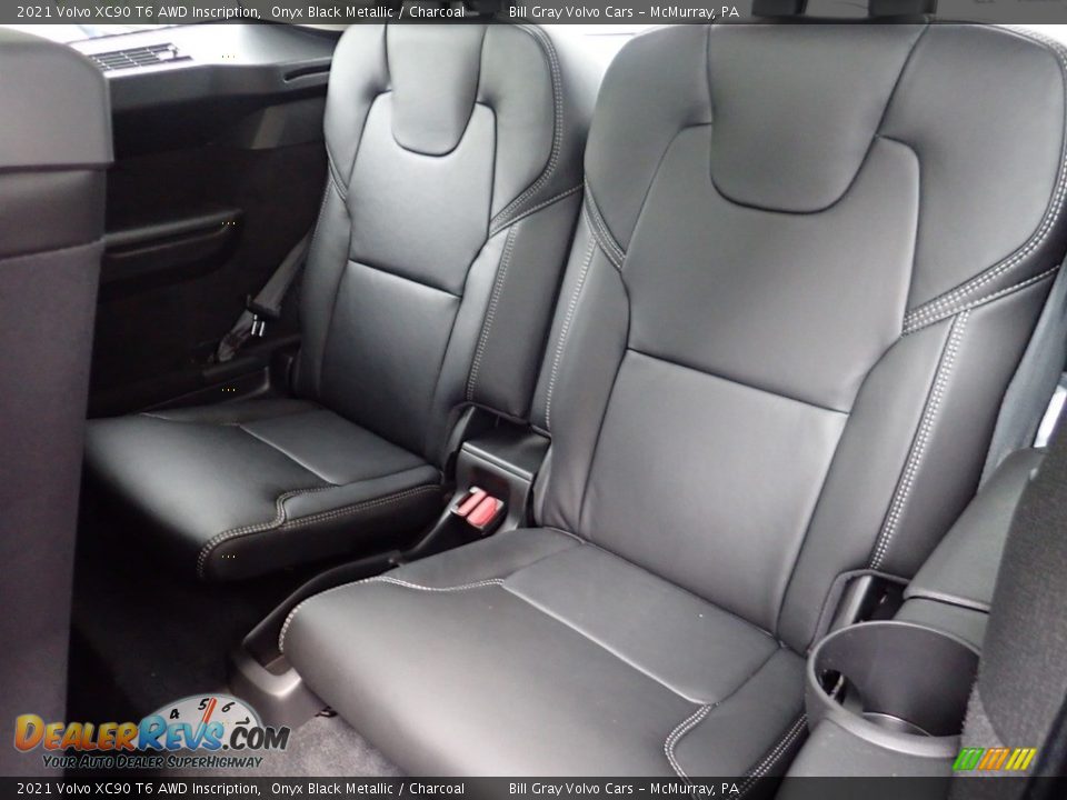 2021 Volvo XC90 T6 AWD Inscription Onyx Black Metallic / Charcoal Photo #9