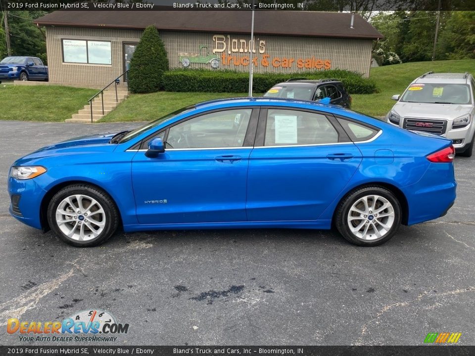 2019 Ford Fusion Hybrid SE Velocity Blue / Ebony Photo #1
