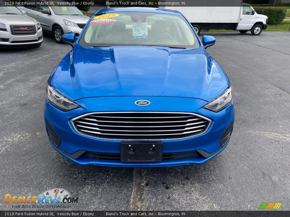 2019 Ford Fusion Hybrid SE Velocity Blue / Ebony Photo #3