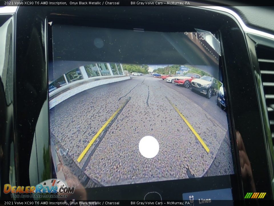 2021 Volvo XC90 T6 AWD Inscription Onyx Black Metallic / Charcoal Photo #15