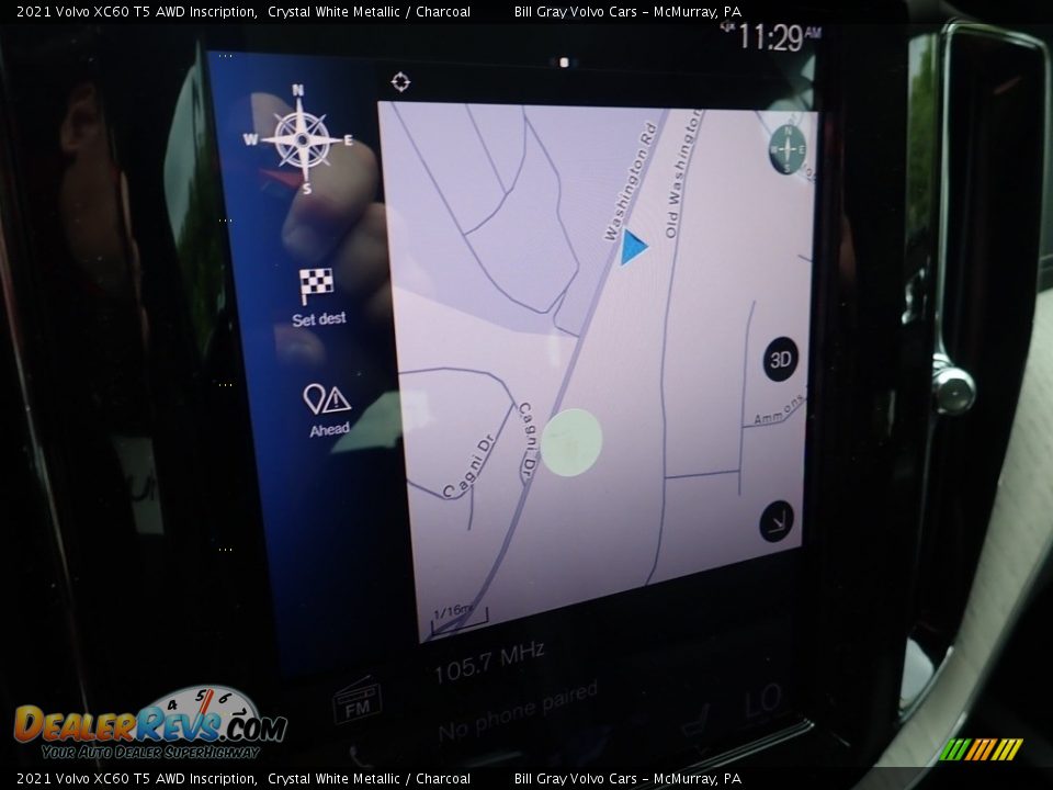 Navigation of 2021 Volvo XC60 T5 AWD Inscription Photo #13