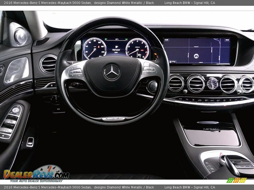 2016 Mercedes-Benz S Mercedes-Maybach S600 Sedan designo Diamond White Metallic / Black Photo #4