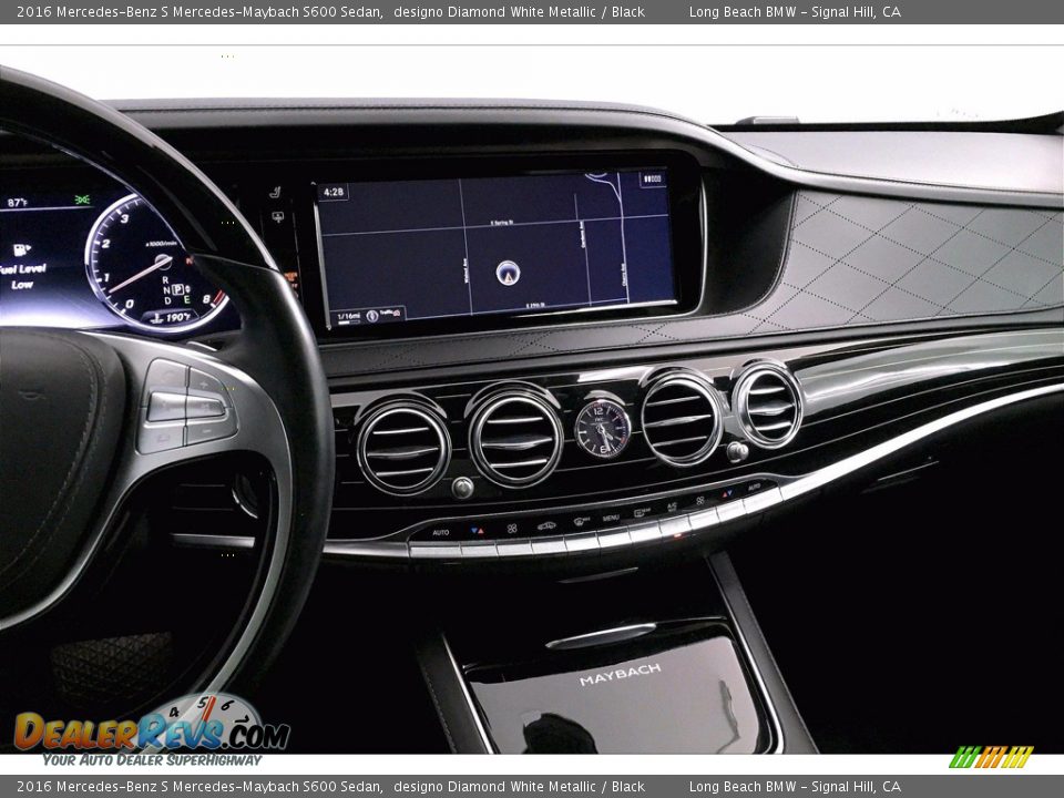 2016 Mercedes-Benz S Mercedes-Maybach S600 Sedan designo Diamond White Metallic / Black Photo #5