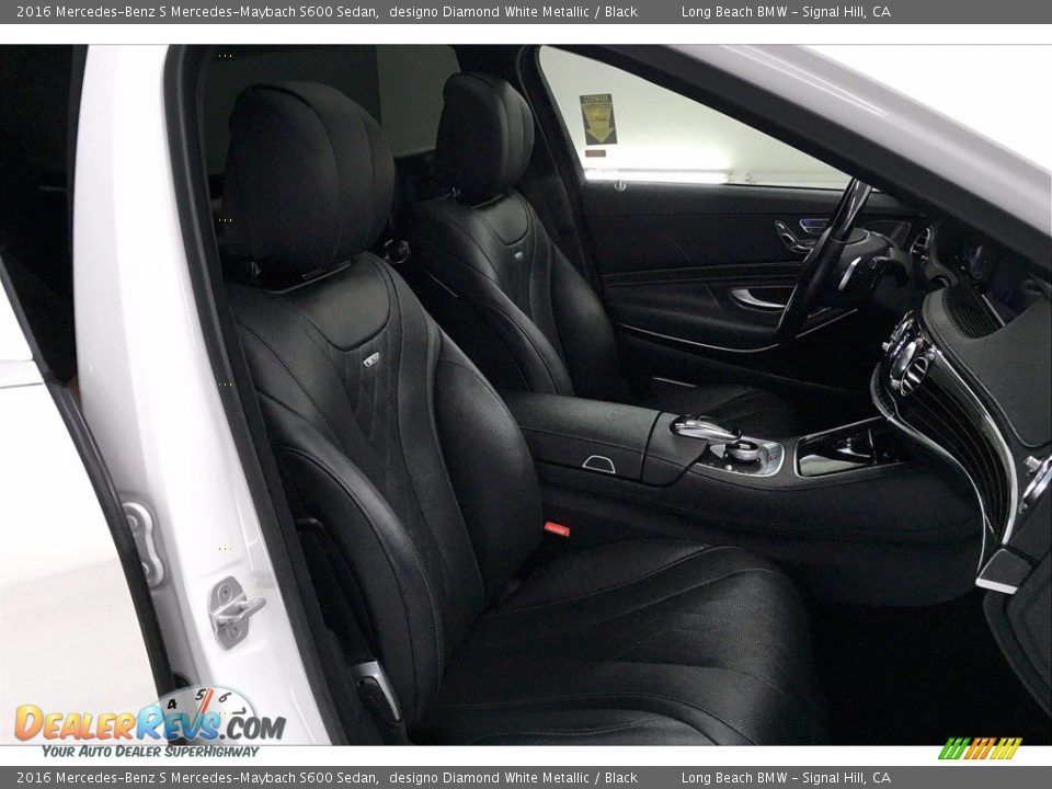 2016 Mercedes-Benz S Mercedes-Maybach S600 Sedan designo Diamond White Metallic / Black Photo #6