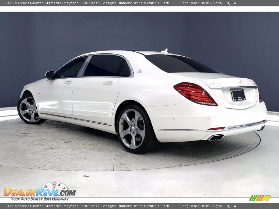 2016 Mercedes-Benz S Mercedes-Maybach S600 Sedan designo Diamond White Metallic / Black Photo #10