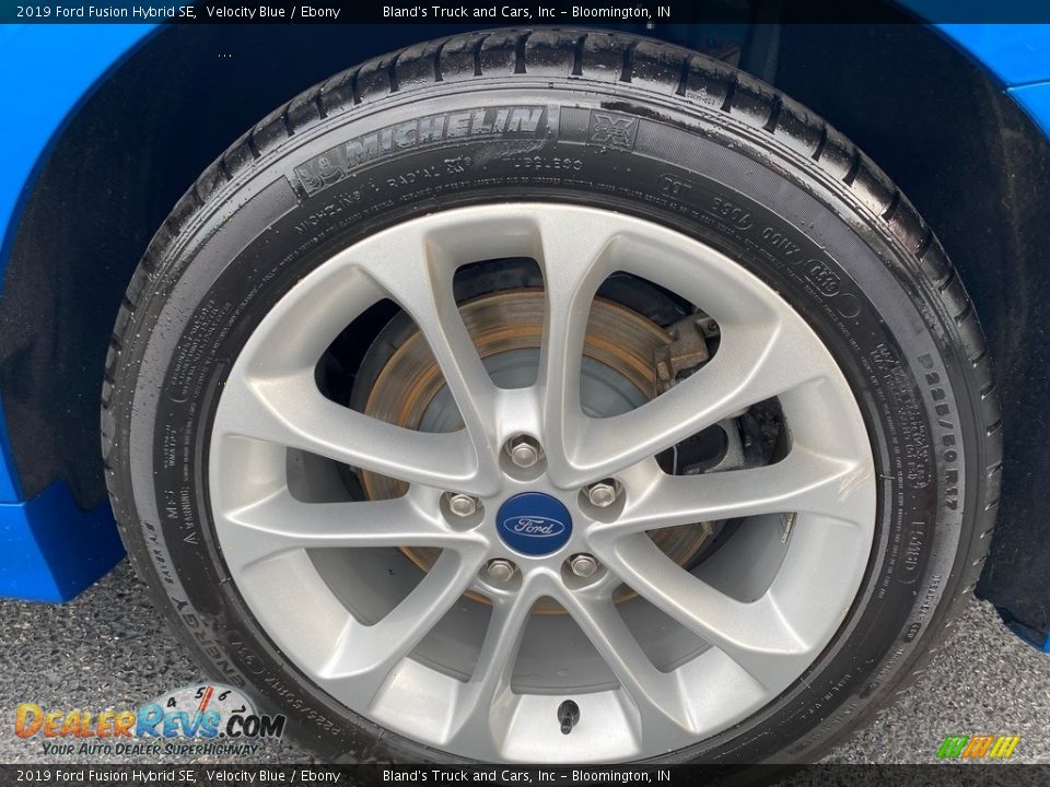 2019 Ford Fusion Hybrid SE Velocity Blue / Ebony Photo #36