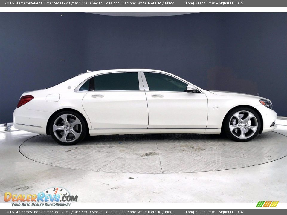 designo Diamond White Metallic 2016 Mercedes-Benz S Mercedes-Maybach S600 Sedan Photo #14