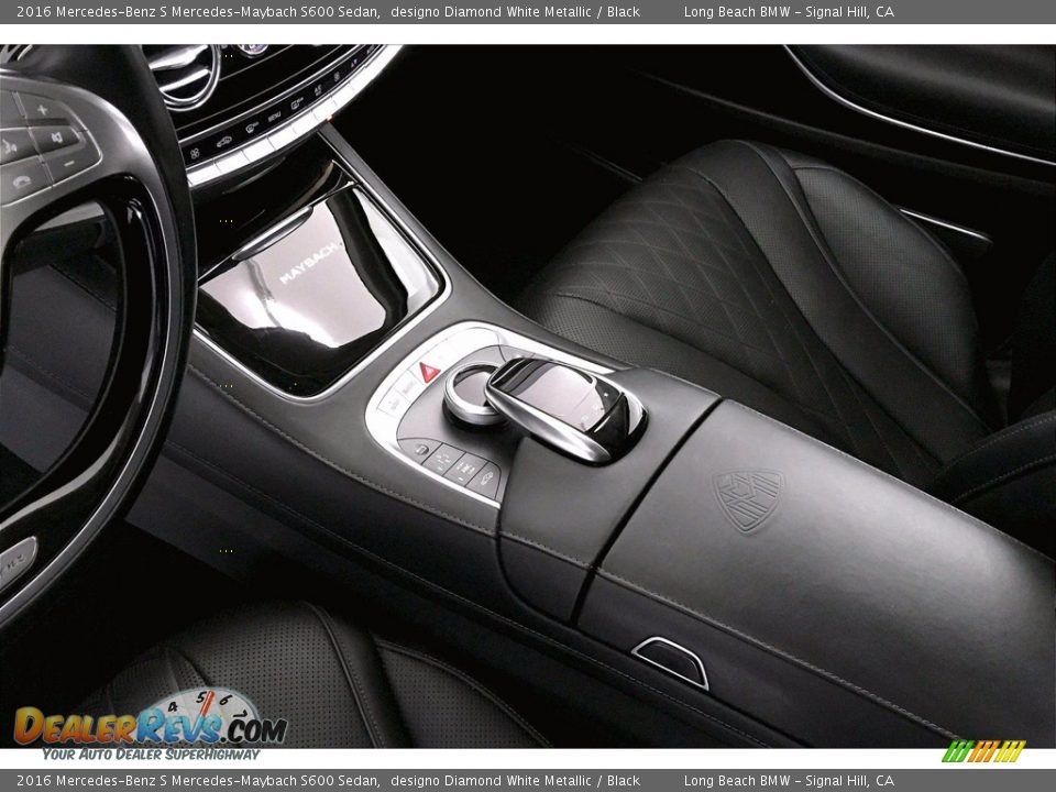 2016 Mercedes-Benz S Mercedes-Maybach S600 Sedan designo Diamond White Metallic / Black Photo #16