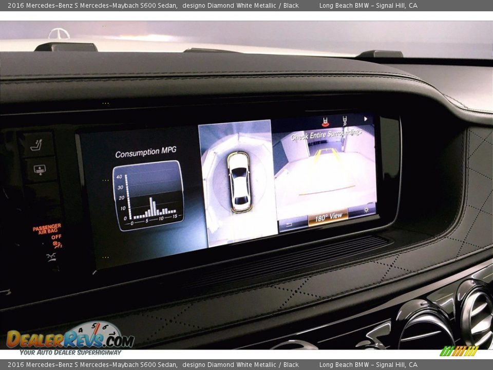 2016 Mercedes-Benz S Mercedes-Maybach S600 Sedan designo Diamond White Metallic / Black Photo #17