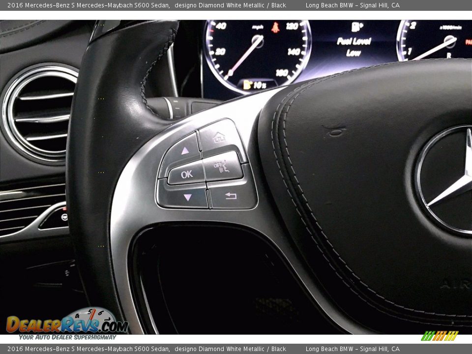 2016 Mercedes-Benz S Mercedes-Maybach S600 Sedan Steering Wheel Photo #18