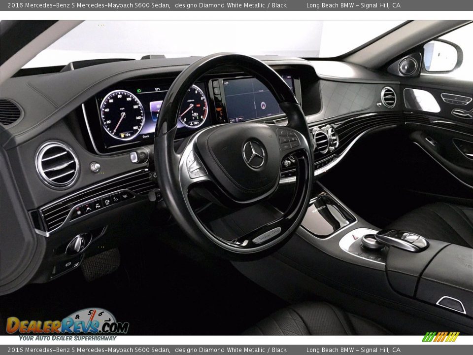 2016 Mercedes-Benz S Mercedes-Maybach S600 Sedan designo Diamond White Metallic / Black Photo #21