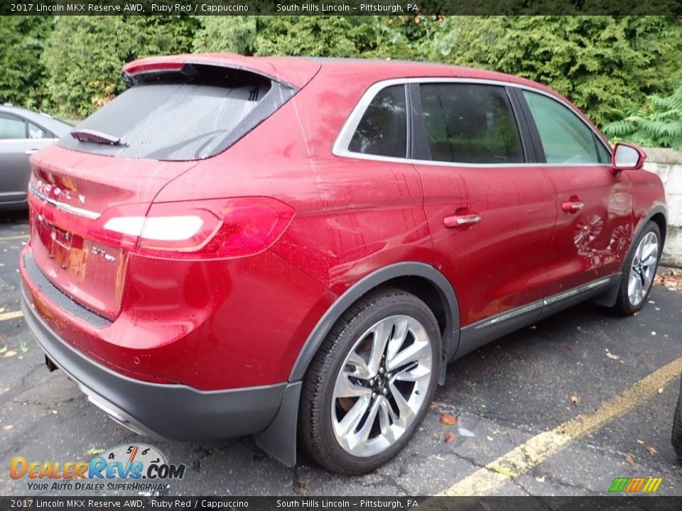 2017 Lincoln MKX Reserve AWD Ruby Red / Cappuccino Photo #2