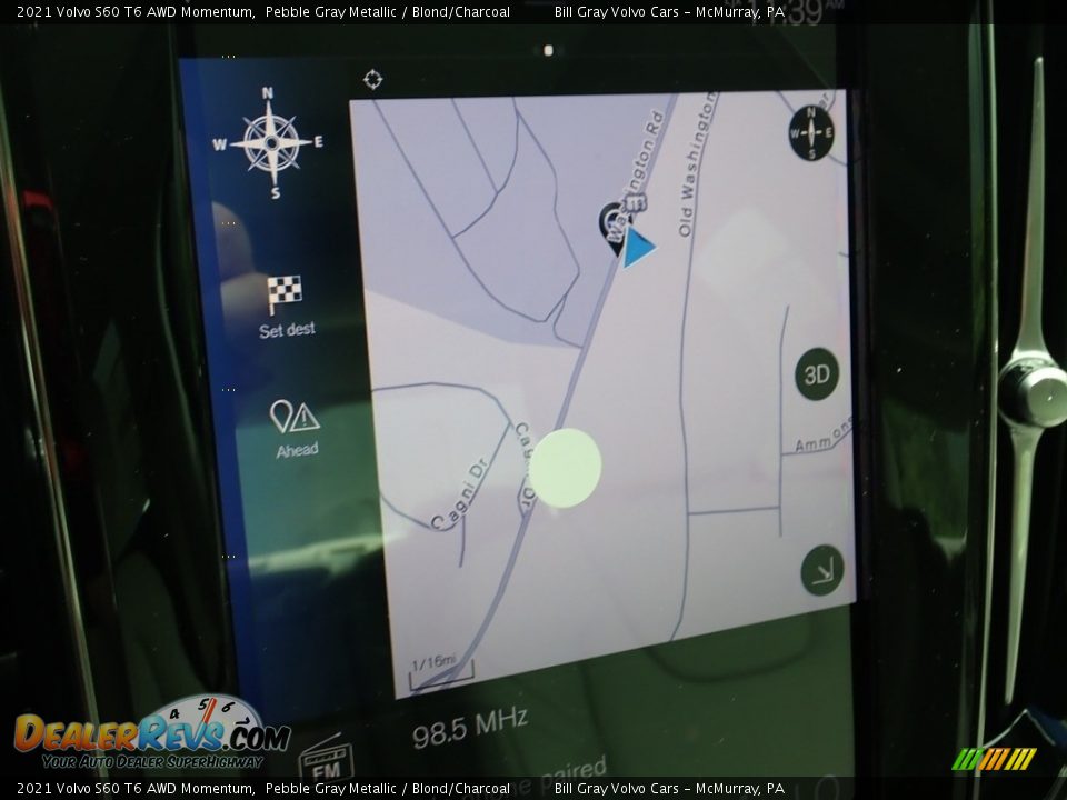 Navigation of 2021 Volvo S60 T6 AWD Momentum Photo #13