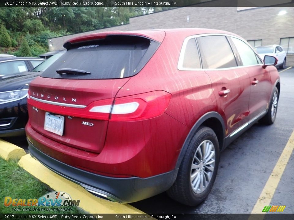 2017 Lincoln MKX Select AWD Ruby Red / Cappuccino Photo #3