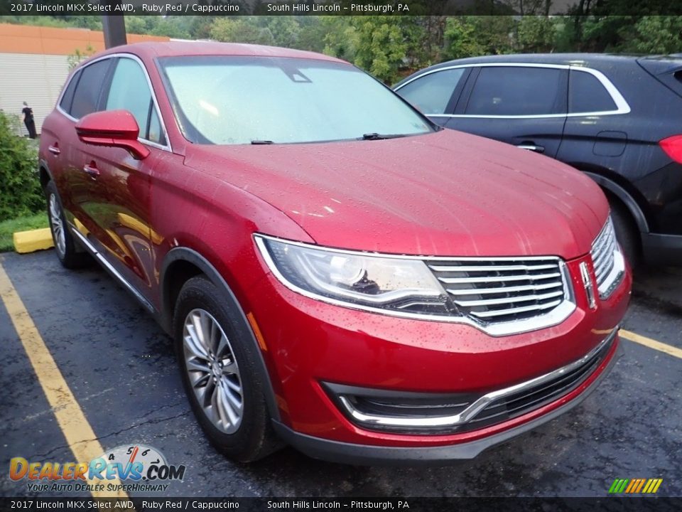 2017 Lincoln MKX Select AWD Ruby Red / Cappuccino Photo #4