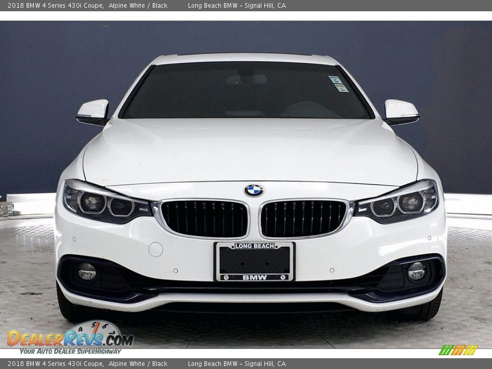 2018 BMW 4 Series 430i Coupe Alpine White / Black Photo #2