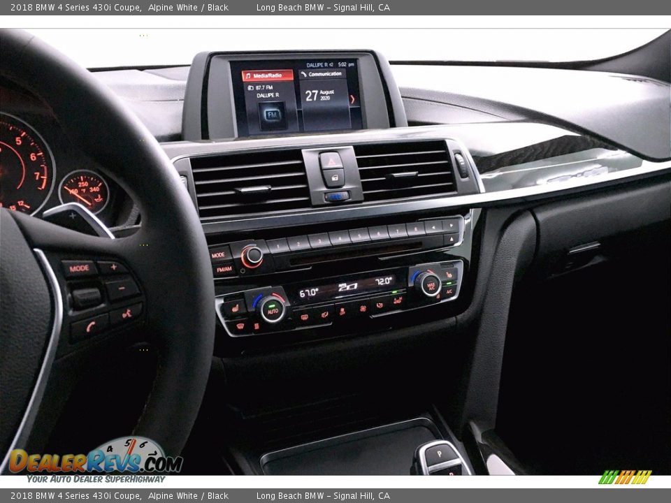 2018 BMW 4 Series 430i Coupe Alpine White / Black Photo #5