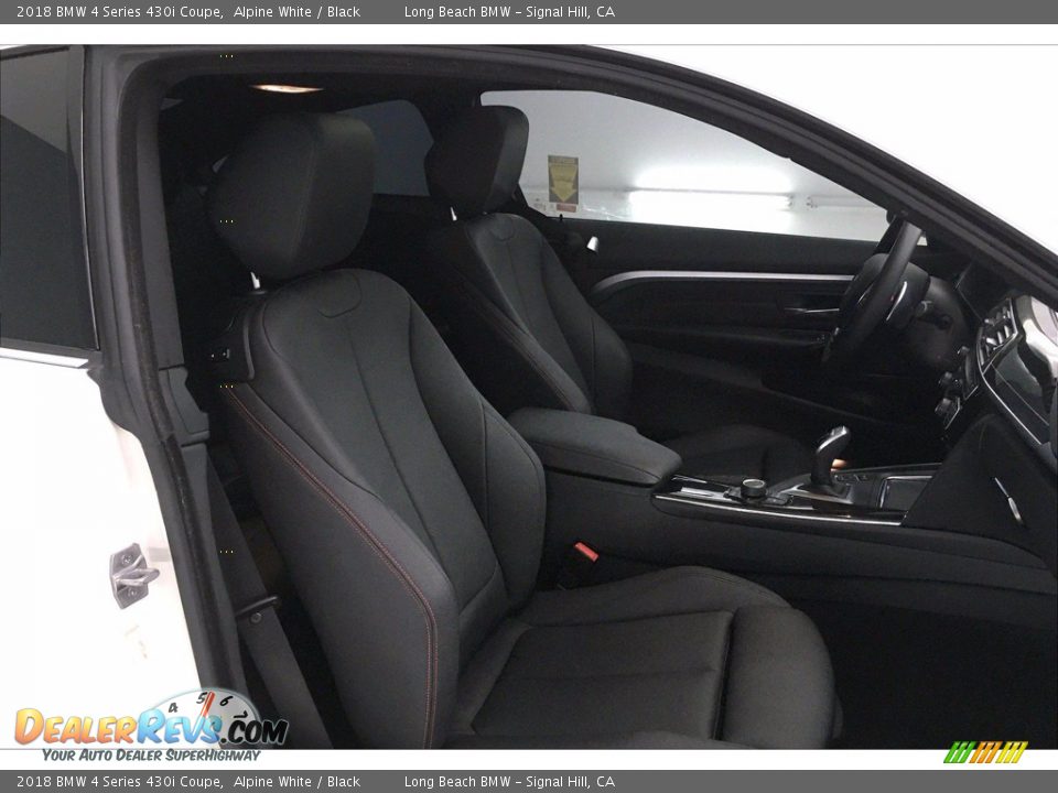 2018 BMW 4 Series 430i Coupe Alpine White / Black Photo #6