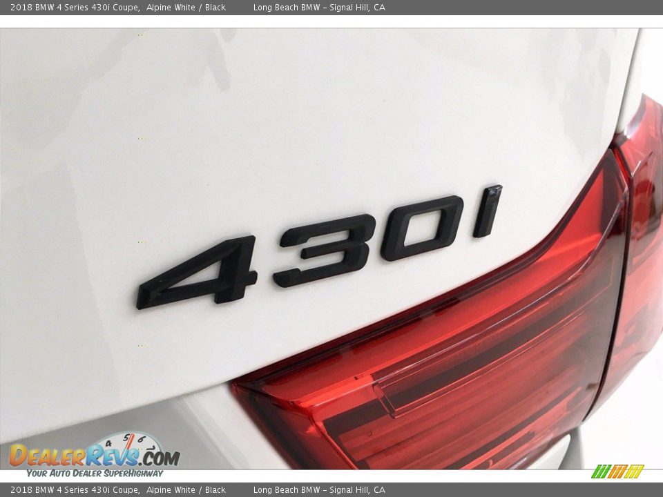 2018 BMW 4 Series 430i Coupe Alpine White / Black Photo #7