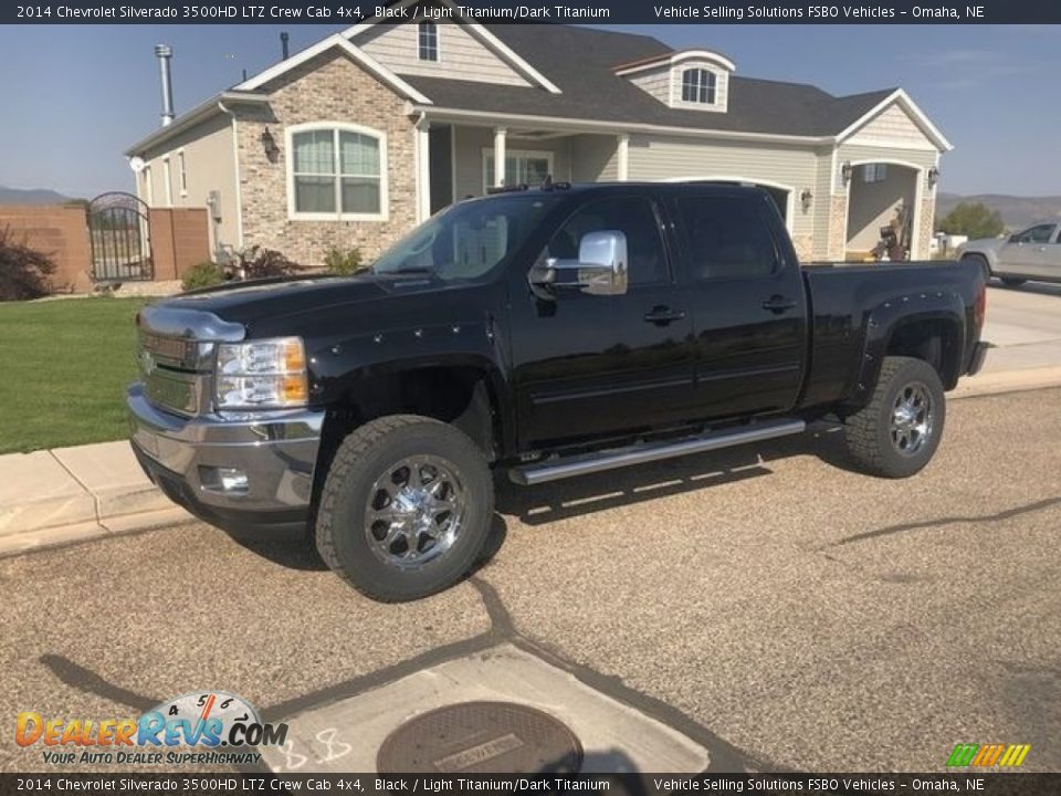 2014 Chevrolet Silverado 3500HD LTZ Crew Cab 4x4 Black / Light Titanium/Dark Titanium Photo #1