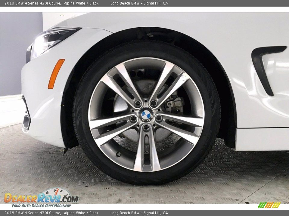 2018 BMW 4 Series 430i Coupe Alpine White / Black Photo #8