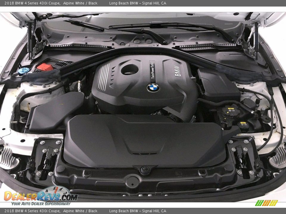 2018 BMW 4 Series 430i Coupe Alpine White / Black Photo #9