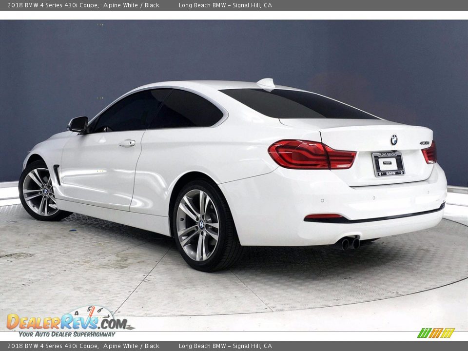 2018 BMW 4 Series 430i Coupe Alpine White / Black Photo #10