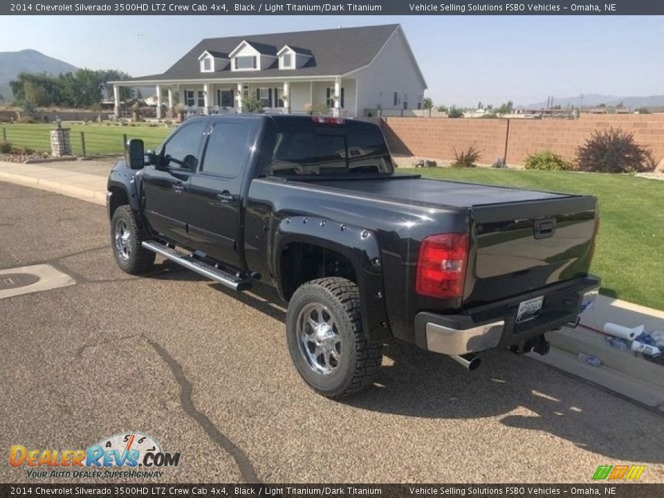 2014 Chevrolet Silverado 3500HD LTZ Crew Cab 4x4 Black / Light Titanium/Dark Titanium Photo #7