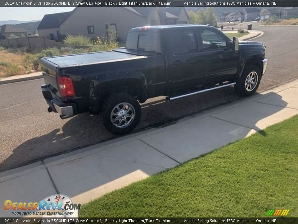 2014 Chevrolet Silverado 3500HD LTZ Crew Cab 4x4 Black / Light Titanium/Dark Titanium Photo #9