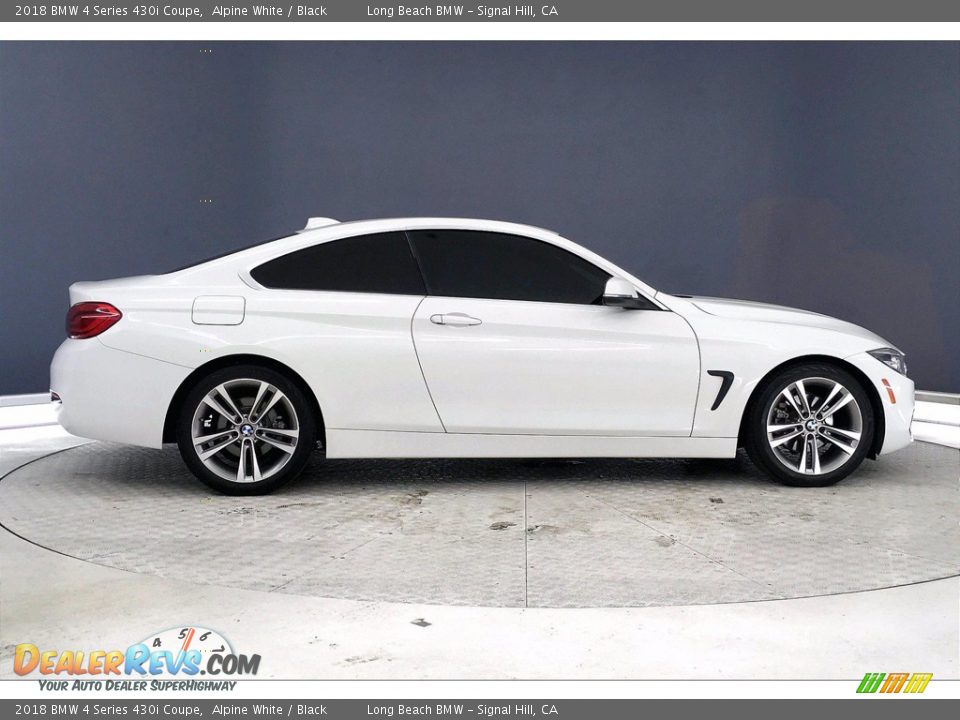 2018 BMW 4 Series 430i Coupe Alpine White / Black Photo #14