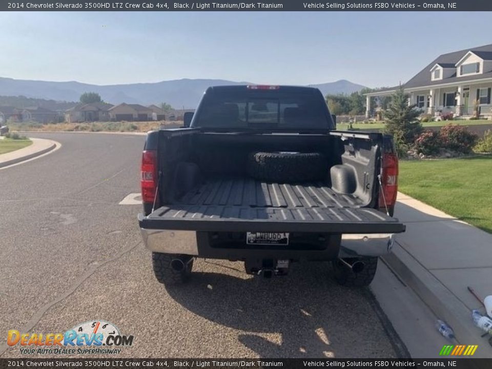 2014 Chevrolet Silverado 3500HD LTZ Crew Cab 4x4 Black / Light Titanium/Dark Titanium Photo #10