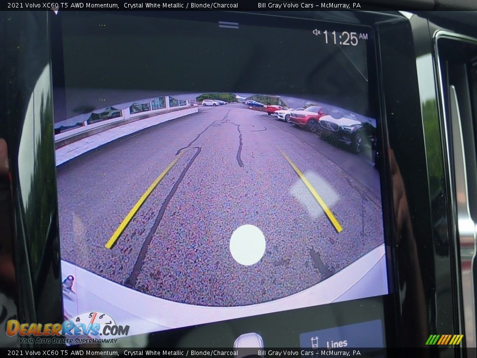 2021 Volvo XC60 T5 AWD Momentum Crystal White Metallic / Blonde/Charcoal Photo #15