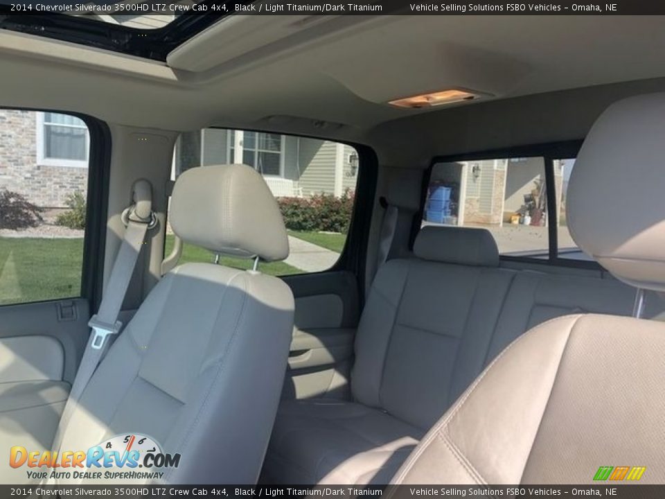 2014 Chevrolet Silverado 3500HD LTZ Crew Cab 4x4 Black / Light Titanium/Dark Titanium Photo #14
