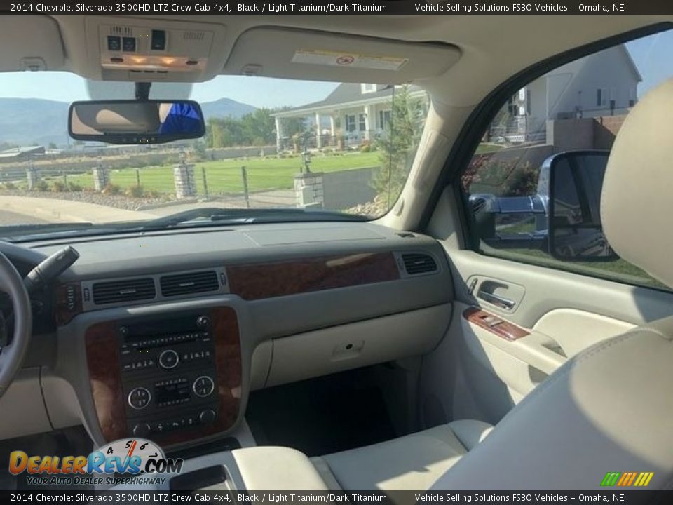 2014 Chevrolet Silverado 3500HD LTZ Crew Cab 4x4 Black / Light Titanium/Dark Titanium Photo #16