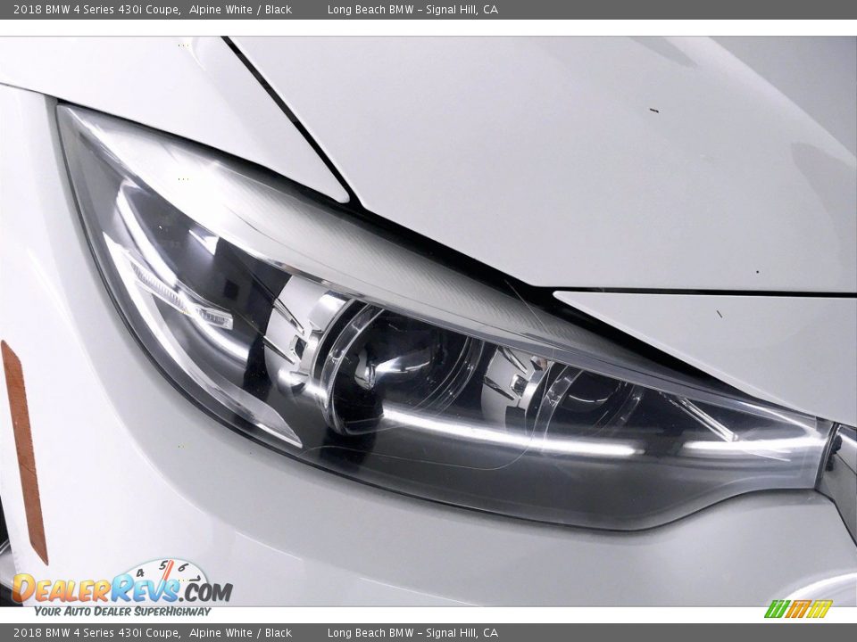 2018 BMW 4 Series 430i Coupe Alpine White / Black Photo #25