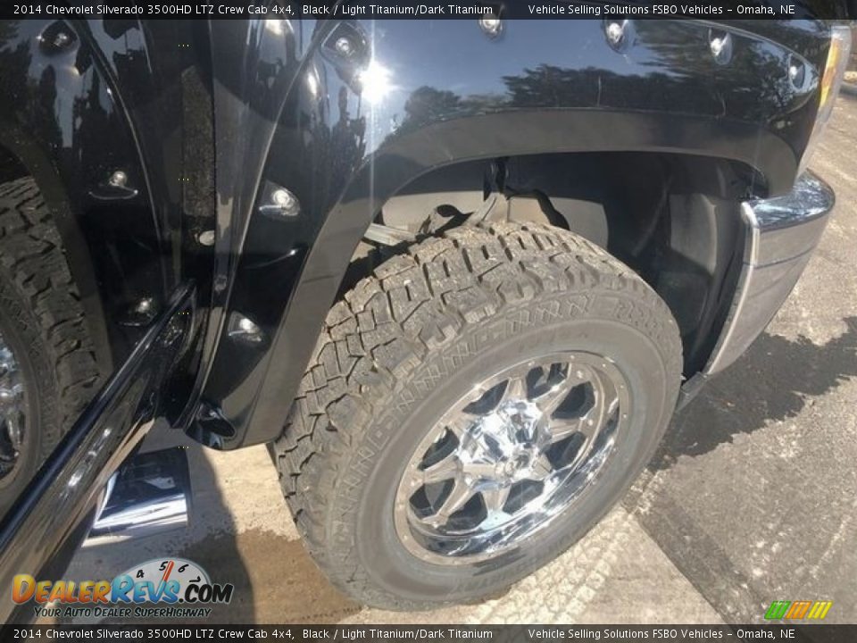 2014 Chevrolet Silverado 3500HD LTZ Crew Cab 4x4 Black / Light Titanium/Dark Titanium Photo #22